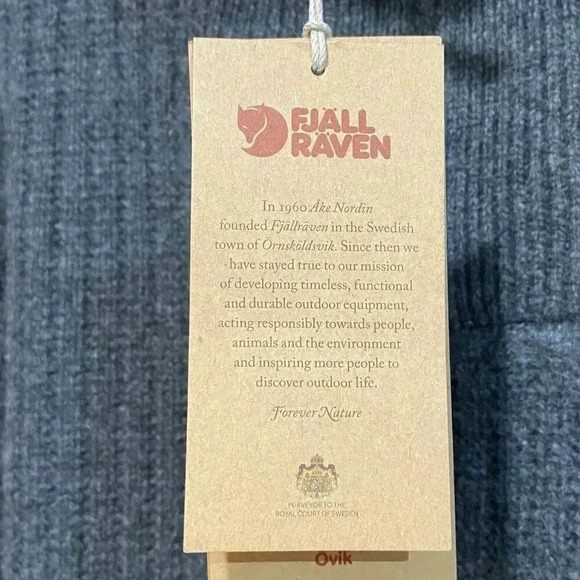 FJALLRAVEN OVIK HALF ZIP KNIT SWEATER MENS DARK GREY HUNTING HIKING OUTDOORS NWT - Picture 12 of 14